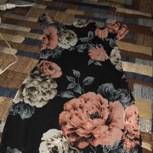 Cute flower print dress